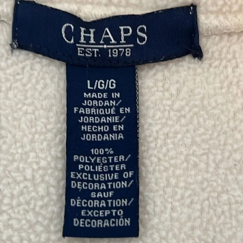 Chaps Long Sleeve Fleece Pullover Jacket - Size Large - Picture 4 of 5